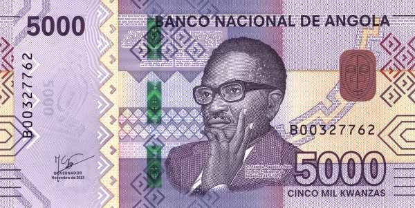 Ангола: 5000 кванз 2023 г. (аверс)