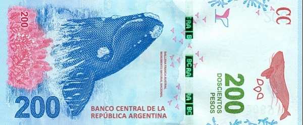 Аргентина: 200 песо (2016 г.) (аверс)