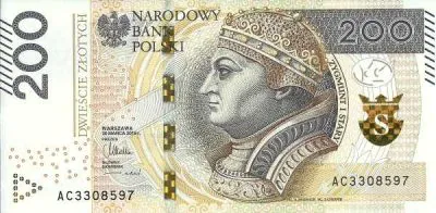 Польша: 200 злотых 2015 г. (аверс)
