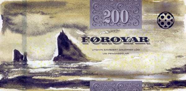 Фареры: 200 крон 2011 г. (реверс)