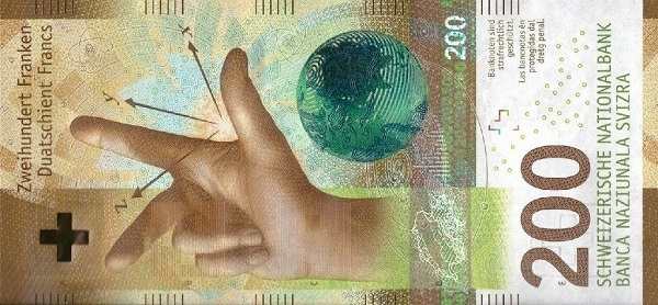 Швейцария: 200 франков 2016 г. (аверс)